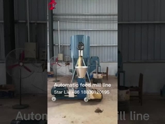 ไก่ 1 หรือ 2 ตัน เครื่องจักรโรงปลูกอาหารไก่ขนาดเล็ก ดาวอัตโนมัติเต็ม