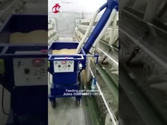 ขนาดการปรับแต่งประเภท A และ H ประเภทรถเข็นให้อาหารไก่อัตโนมัติ Adela