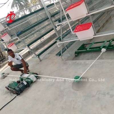 เครื่องกำจัดมูลสัตว์ประเภทมีดโกน 220V 380V สำหรับไก่บ้านไก่ดาว