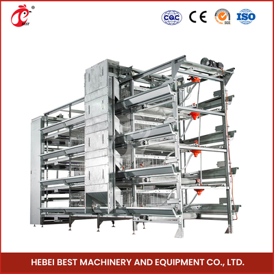 ระบบกรงไก่ไก่ไก่แบบอัตโนมัติที่ได้รับการรับรองจาก ISO14001 25 ปี