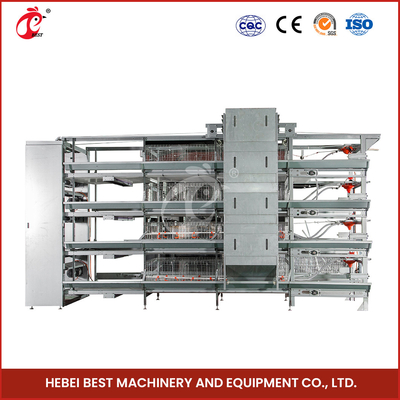 ระบบกรงไก่ไก่ไก่แบบอัตโนมัติที่ได้รับการรับรองจาก ISO14001 25 ปี