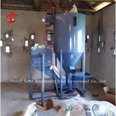เครื่องฟีดมิลล์อัตโนมัติเต็มรูปแบบ 380V พร้อมเครื่องผสมและเครื่องบดสำหรับสตาร์ฟีดไก่