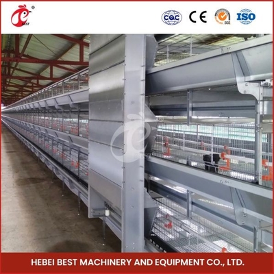 ระบบโรงเรือนสัตว์ปีกอัตโนมัติ Hdg สีเงินสำหรับการเพาะพันธุ์ไก่ Mia