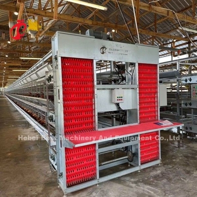 กรงแบตเตอรี่สำหรับสัตว์ปีกความจุ 120 ตัวอัตโนมัติ A หรือ H Layer Farm Doris