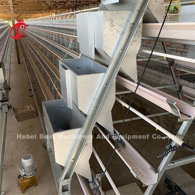 แอฟริกา Hot Galvanized 4 Tiers ไก่ชั้น แบตเตอรี่กรง 25 ปี อายุการใช้งาน สําหรับขาย สําหรับชั้น ฟาร์ม Emily