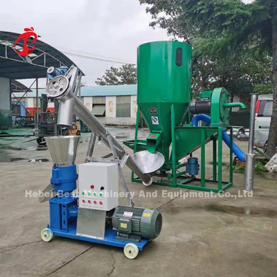 CE อนุมัติระบบประมวลผลอาหารสัตว์ 11kw, Green Feed Mill Machine Iris