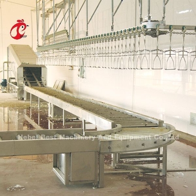 ระบบประมวลผลไก่เนื้อ 220V 4kw, Ss 304 อุปกรณ์ฆ่าไก่ Doris