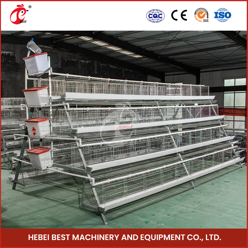 120 ไก่ Wire Mesh กรงกับน้ําดื่มนมและกรงความจุของ 120 ดาว