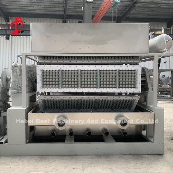 ระบบคัดแยกไข่กึ่งอัตโนมัติ 7.5kw เครื่องทำถาดไข่อลูมิเนียม Doris